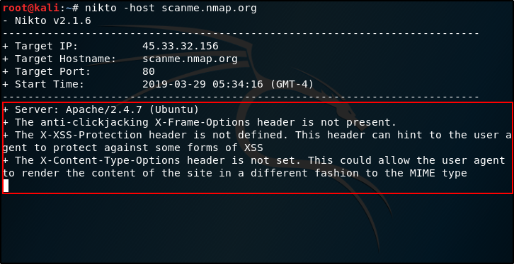 nikto scan - network scanning for ethical hacking - edureka