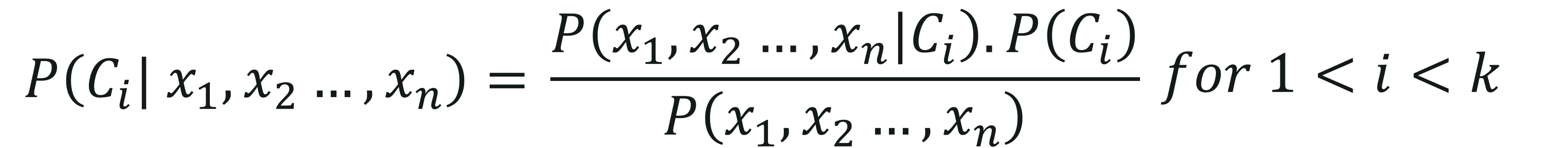 Naive Bayes Derivation Equation - Naive Bayes In R - Edureka