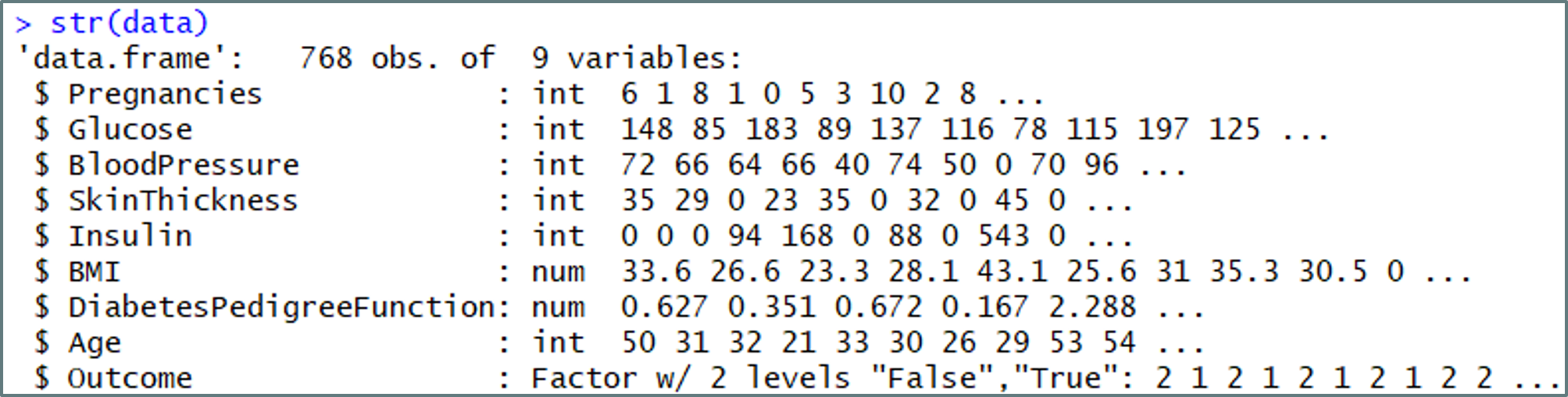 Str() in R - Naive Bayes In R - Edureka