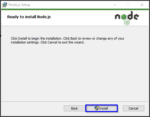 Installation Step 8 - Node JS Installation - Edureka