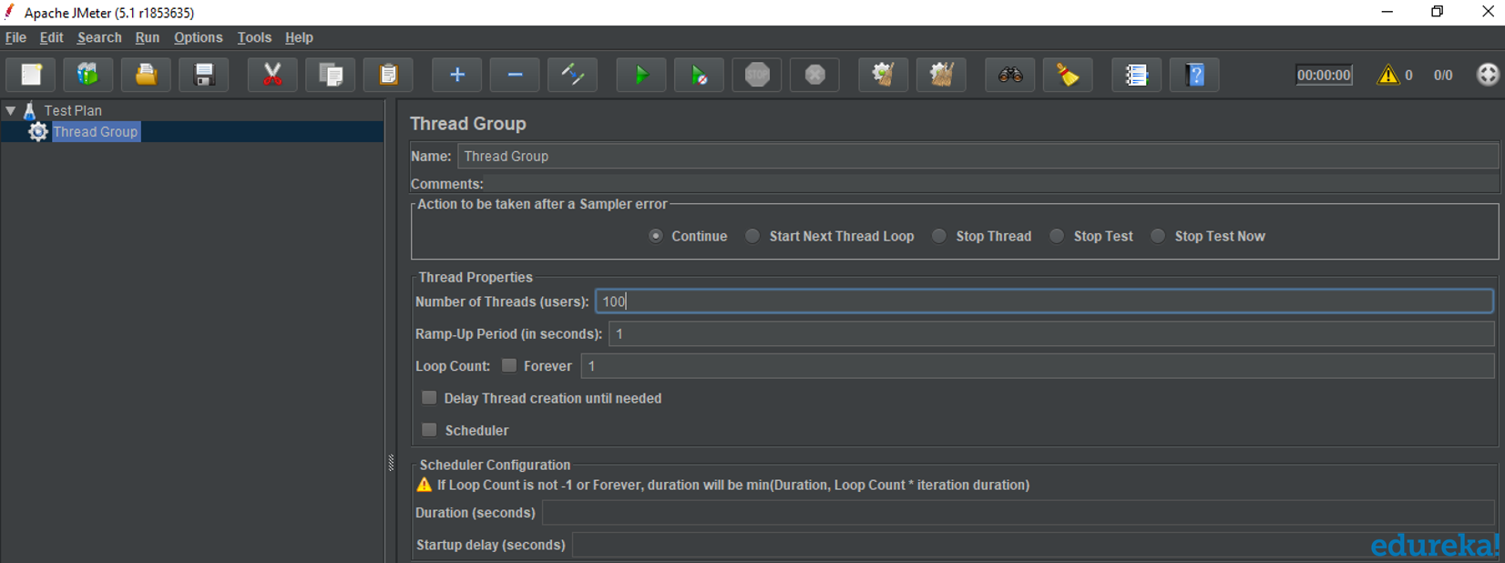 Threads- install jmeter - edureka