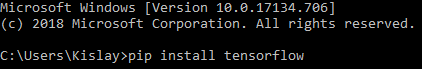pip-install-tensorflow