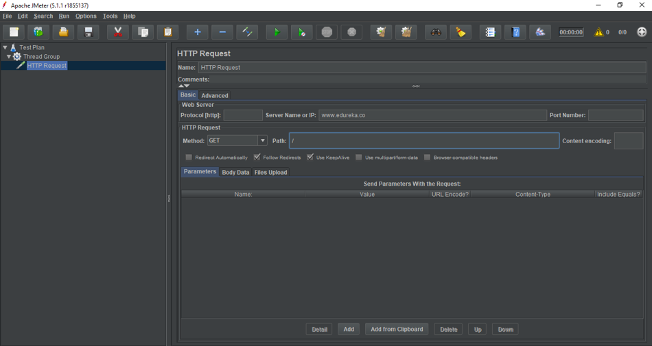 HTTP Request - Stress testing using JMeter - edureka