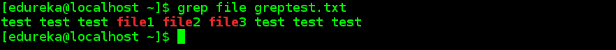 grep - linux commands - edureka