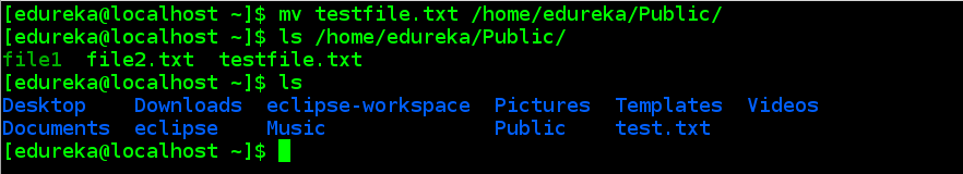mv - linux commands - edureka