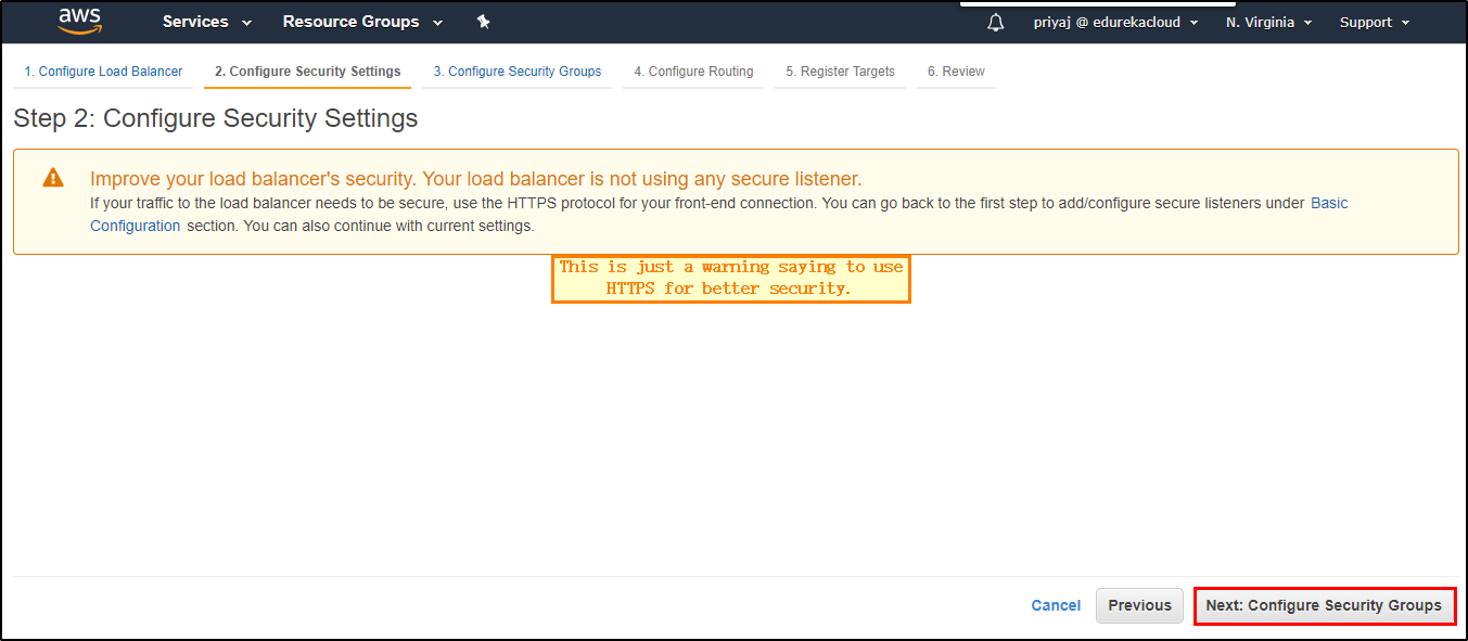 Create Load Balancer - Elastic Load Balancer - Edureka