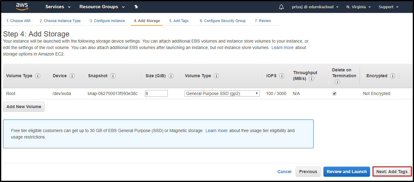 Create EC2 Instance - Elastic Load Balancer Tutorial - Edureka