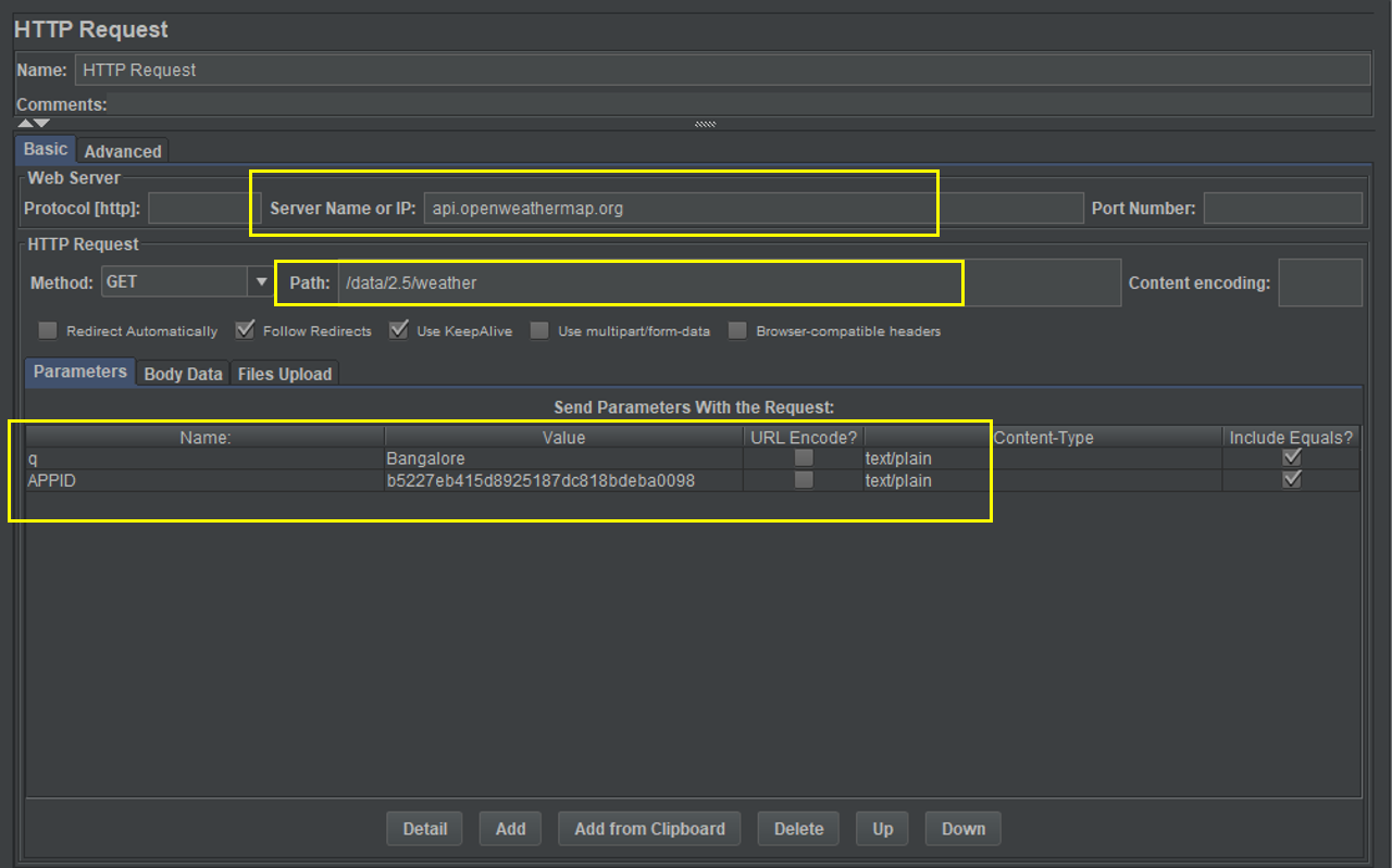 API Parameters - edureka