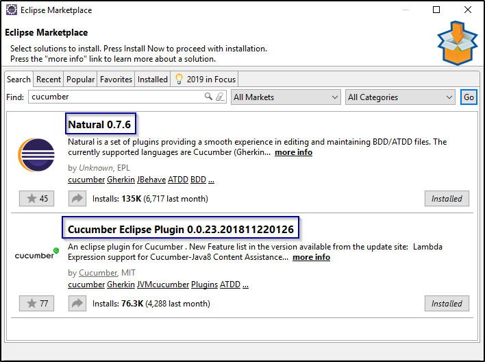 Eclipse Marketplace - Cucumber Selenium Tutorial - Edureka