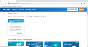 Wevdriver navigation - Listeners in Selenium - Edureka