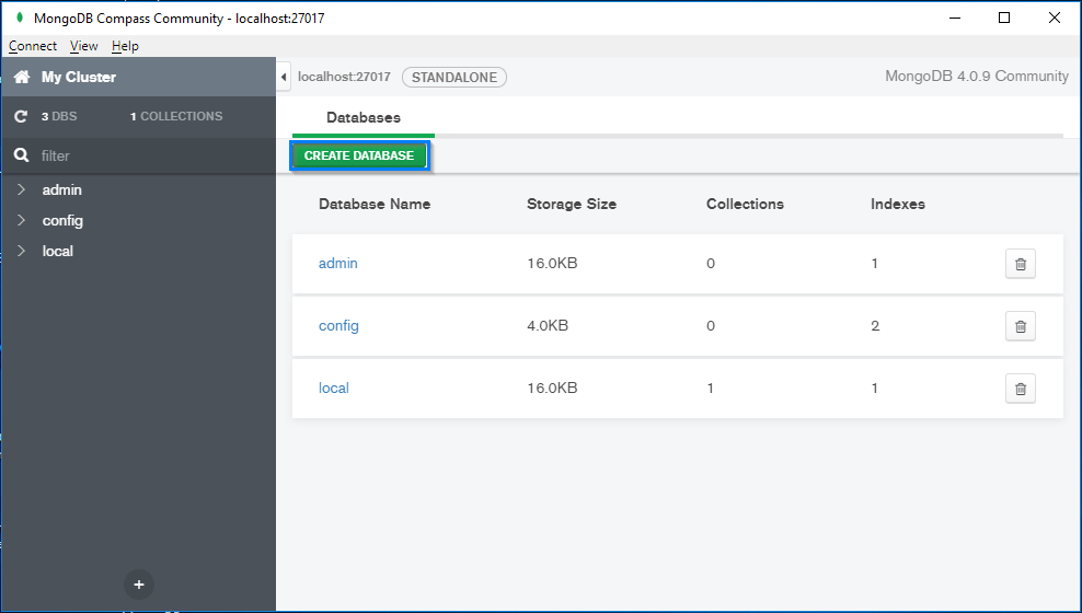 createNewDB - Node.js MongoDB Tutorial - Edureka