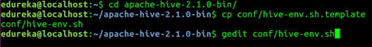 Hive Environment Configurations File - Hive Installation - Edureka