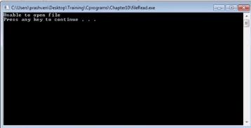 File Operations in C