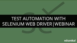 Test Automation With Selenium Webdriver