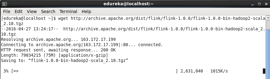 Command-Apache-Flink