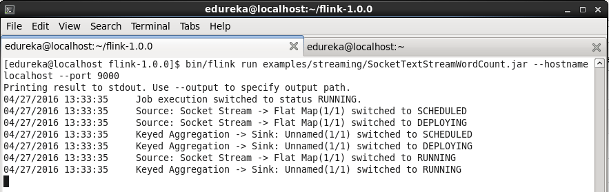 Streamed-data-Apache-Flink