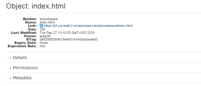 Index s3 - aws s3 tutorial - edureka