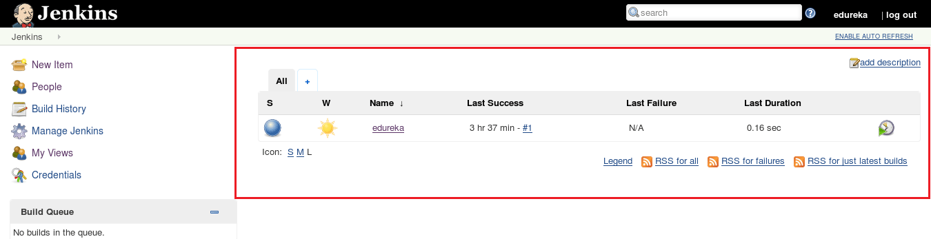 Build Status - Jenkins Tutorial - Edureka