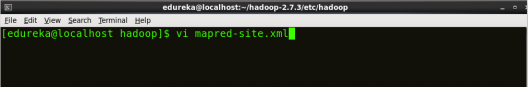 Editing mapred-site - Install Hadoop - Edureka