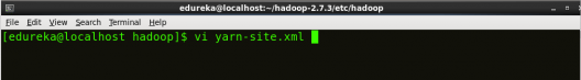 Editing YARN-site - Install Hadoop - Edureka