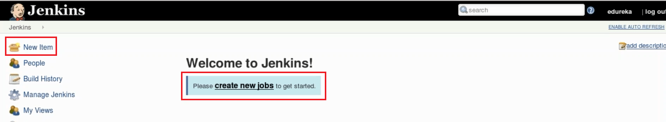 Jenkins Dashboard - Jenkins Tutorial - Edureka