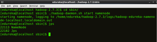 Start NameNode - Install Hadoop - Edureka