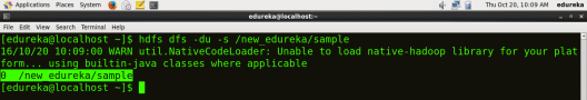 Check File Size - HDFS Commands - Edureka