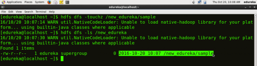Create File in HDFS - HDFS Commands - Edureka