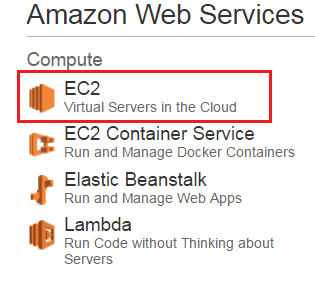 Select EC2 Compute Service - AWS EC2 Tutorial