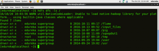 List HDFS Files - HDFS Commands - Edureka