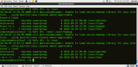 Remove Hdfs Directory - HDFS Commands - Edureka