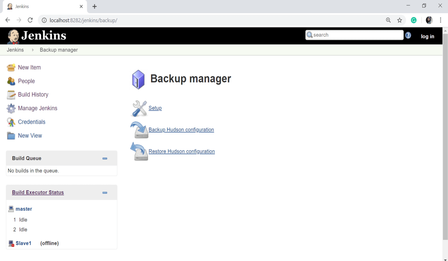 backup manager last step