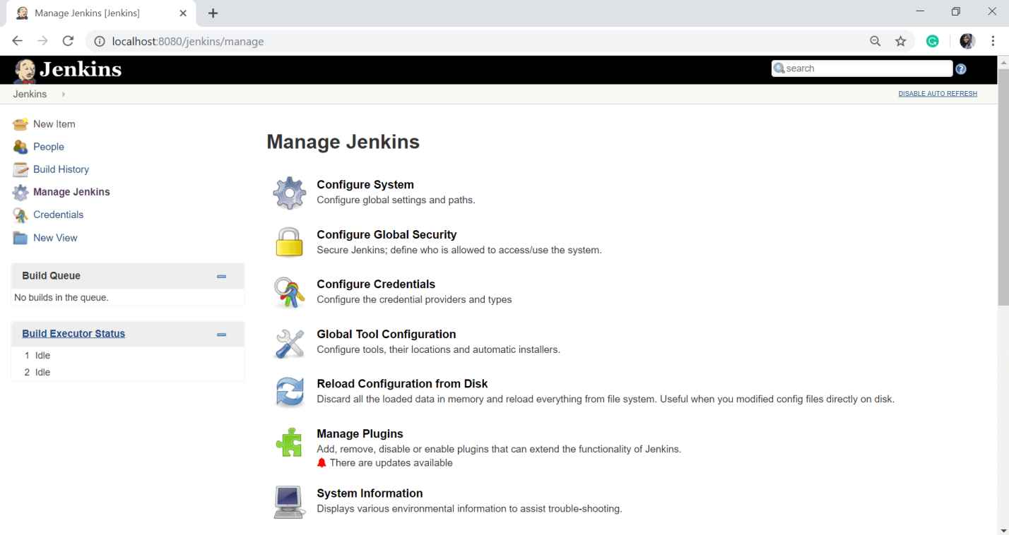 manage jenkin windows for management 