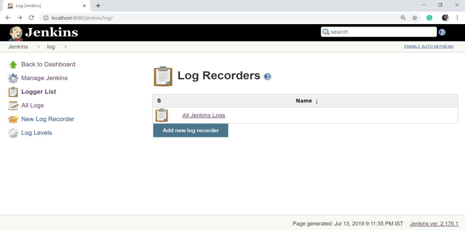 log recorders 