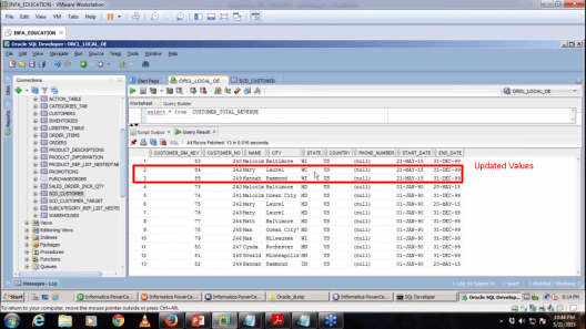 Informatica tutorial-output