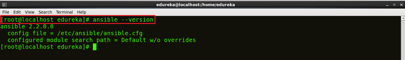 Ansible Version - Install Ansible - Edureka