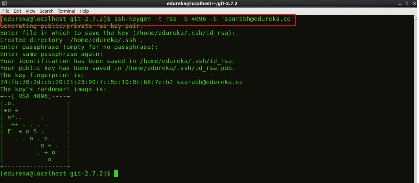 Centos Git Installation Step 18 - Install Git - Edureka