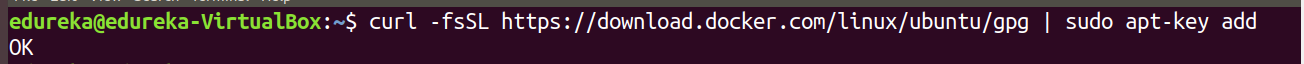 Importing Docker Official GPG Keys - Docker Tutorial - Edureka