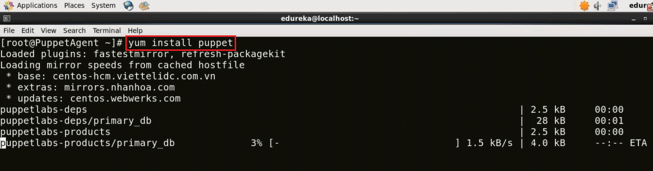 Install Puppet Agent - Install Puppet - Edureka