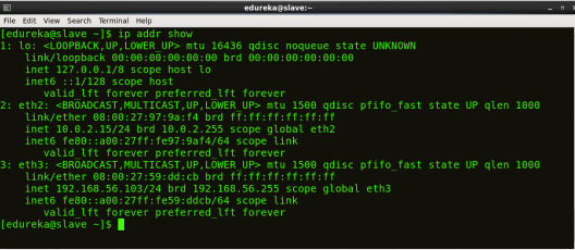 Slave IP Address - Hadoop Multi Node Cluster - Edureka