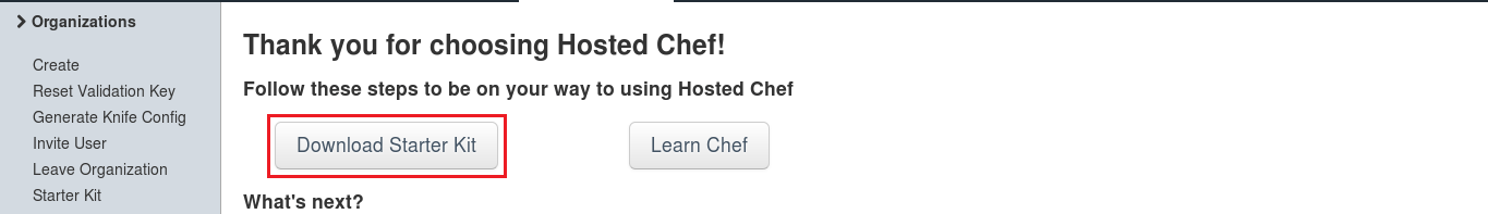 Starter Kit Download - Install Chef - Edureka