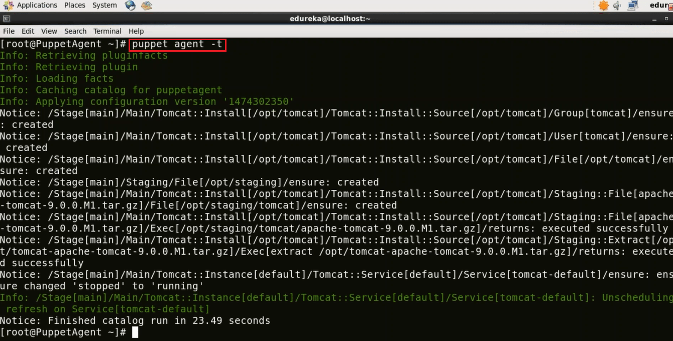 Updated Puppet Manifests - Install Puppet - Edureka