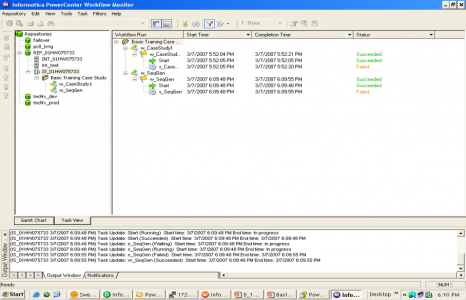 workflow monitor different section- Informatica Tutorial