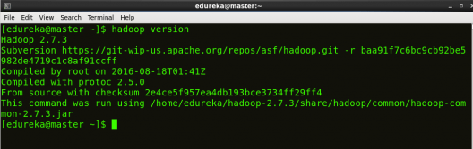 hadoop version - Hadoop Multi Node Cluster - Edureka