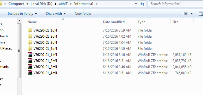 extracted-files- Informatica installation - Edureka