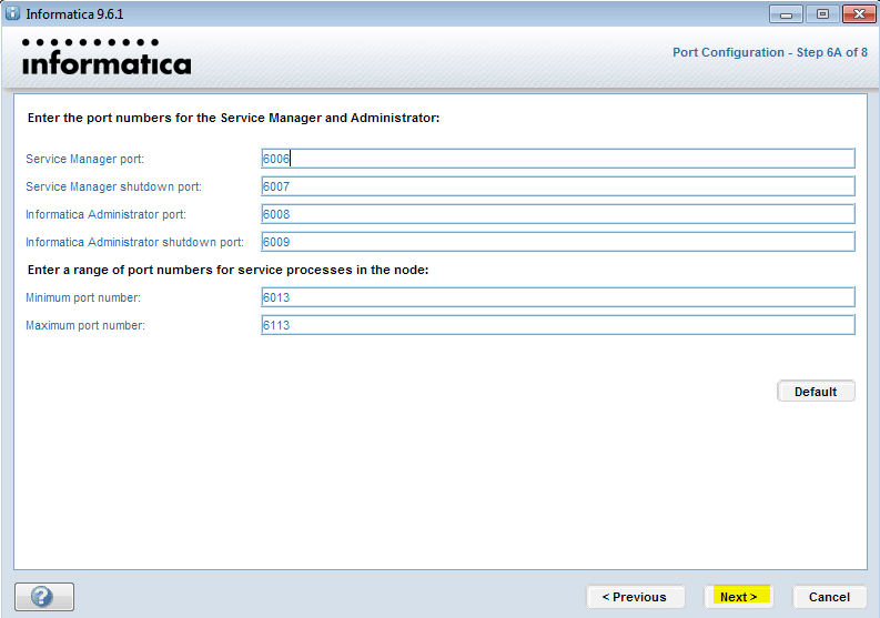 Informatica-installation-domain-ports - Informatica installation - Edureka