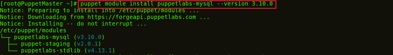 MySQL Module - Puppet Tutorial - Edureka