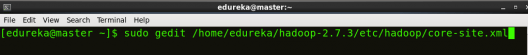 open core-site - Hadoop Multi Node Cluster - Edureka