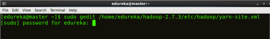 open yarn-site - Hadoop Multi Node Cluster - Edureka
