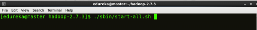 start-all daemon - Hadoop Multi Node Cluster - Edureka